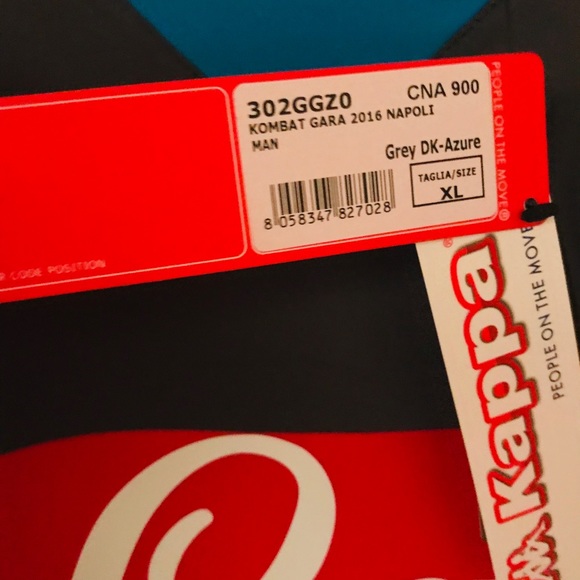 BNWT Authentic LS Kappa Napoli Away Kit - Picture 6 of 7